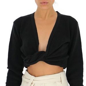 JACQUEMUS le gilet noue sweater